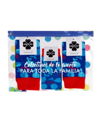 Calcetines Kit Family Ballenas